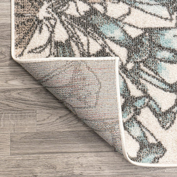 Giglio Modern Botanical Flower Area Rug